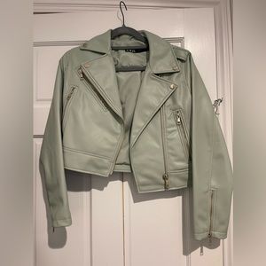 Zara leather jacket